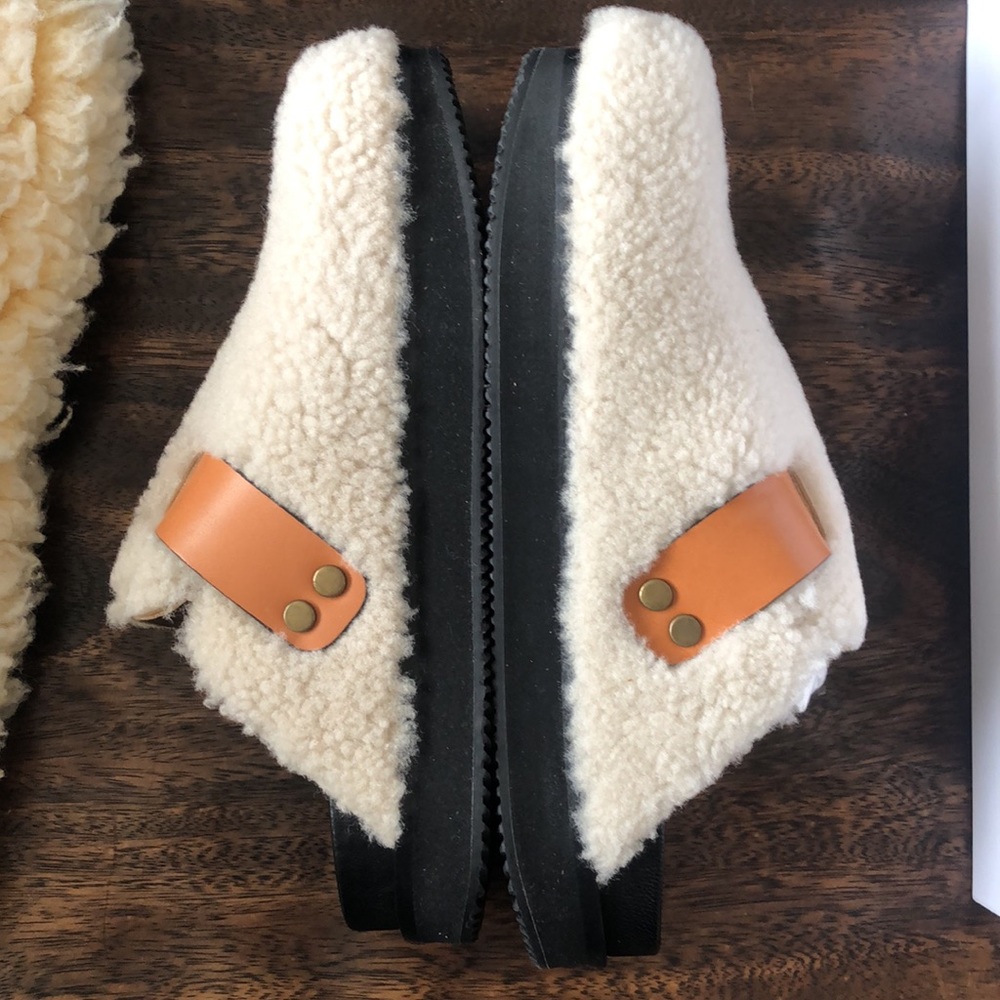 Isabel Marant Mirst Shearling Slide $890 - Picture 8 of 16